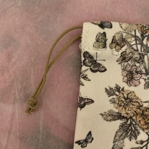 Dior Cruise 24 Drawstring Bag- Butterfly 9x11 - Picture 7 of 9